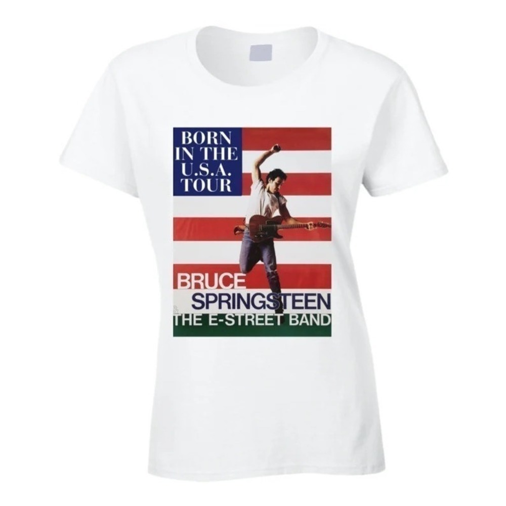 Bruce Springsteen Retro Rock Music Fan Unisex Graphic T-Shirt